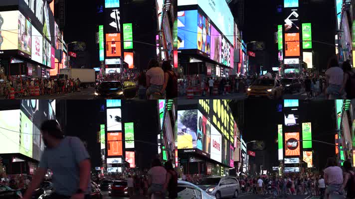 纽约时代广场4K画面