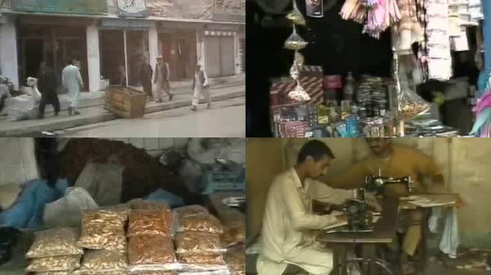 巴基斯坦克什米尔吉尔吉特城市建筑杂货铺