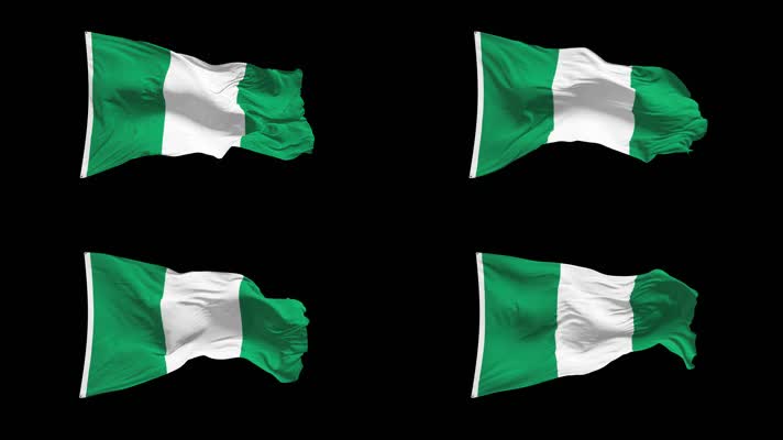 尼日利亚国旗Alpha Channel