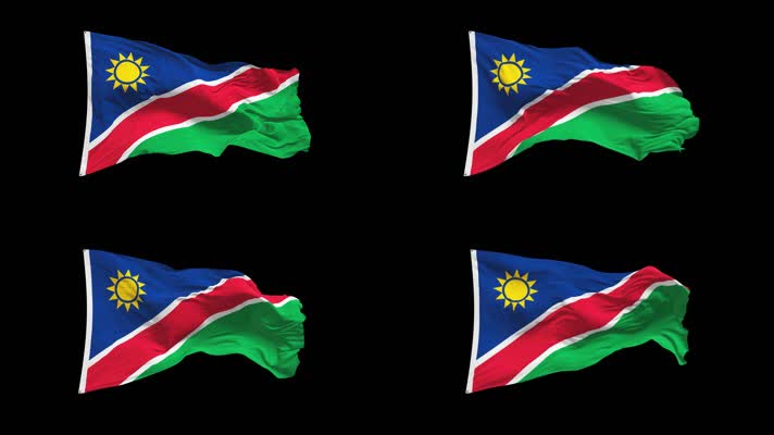 纳米比亚国旗Alpha Channel