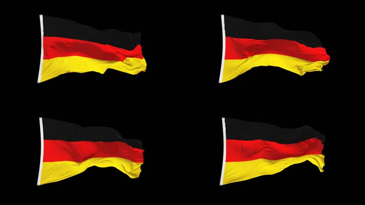 德国国旗Alpha Channel