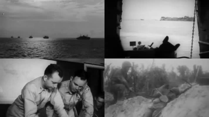 美军海军陆战队登陆帕劳群岛战役贝里琉岛战