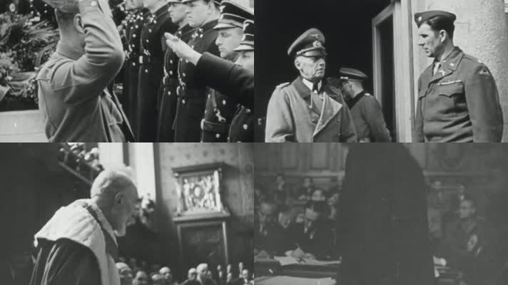 二战结束纽伦堡关押德国战犯鲁道夫赫斯