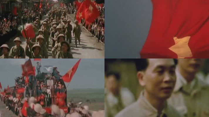 50年代越南独立共产党民主共和国人民军阅兵