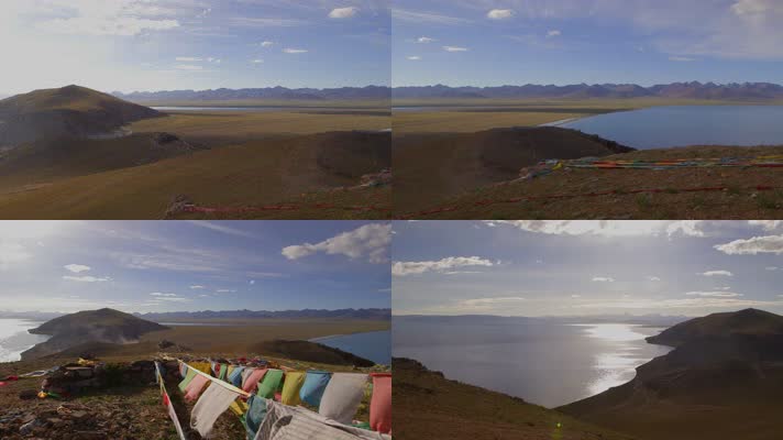 C纳木错湖全景4K实拍视频