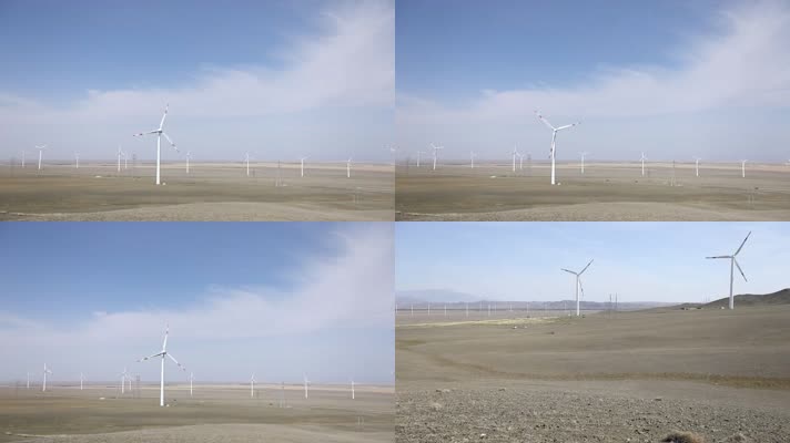 B新疆准噶尔老风口风力发电机3