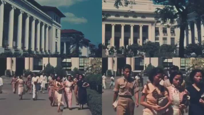 50年代马尼拉菲律宾国立大学大学生学校