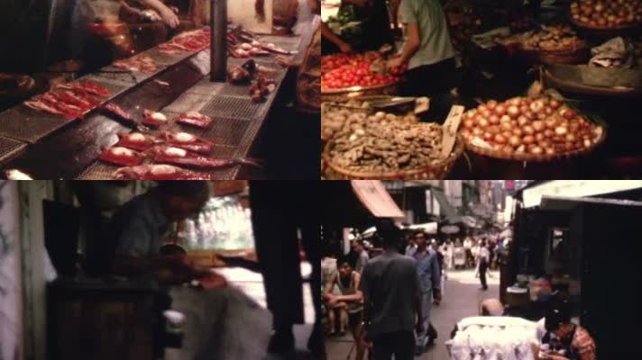 市场经济个体户上海南方城市蔬菜农贸市场