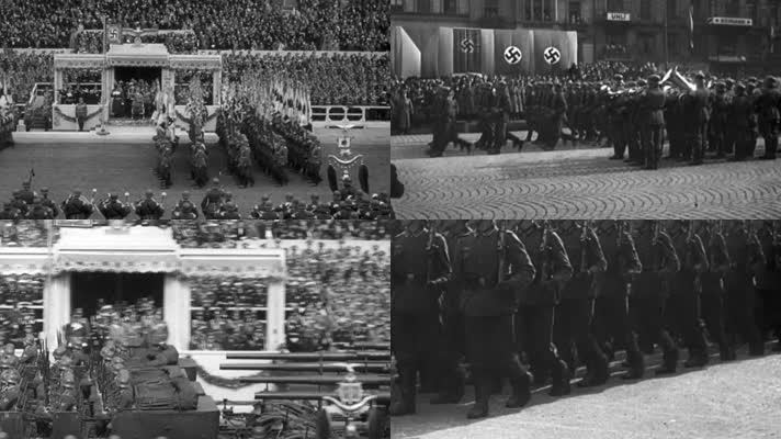 第二次世界大战爆发纳粹德国希特勒阅兵