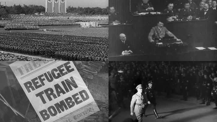 第二次世界大战爆发纳粹德国希特勒国会演讲