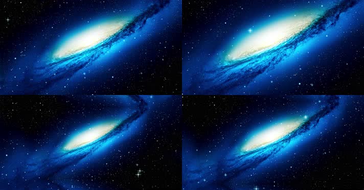 蓝色银河 流星 星空 唯美星空 美宇宙