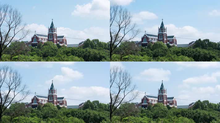 东北神学院教堂延时摄影