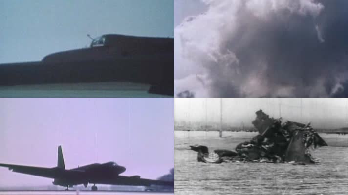 1956年美国U-2高空侦察机中国导弹击落