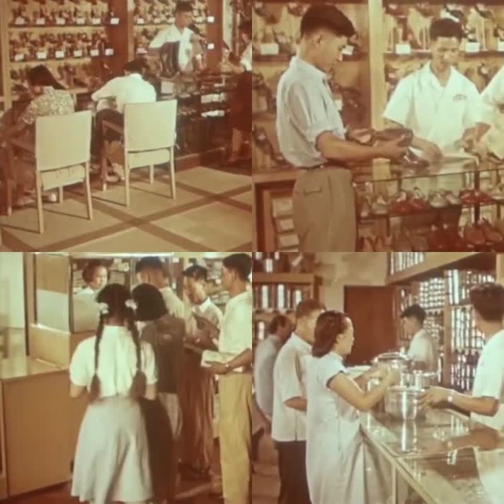 1956首都百货大楼【北京市民购物 王府