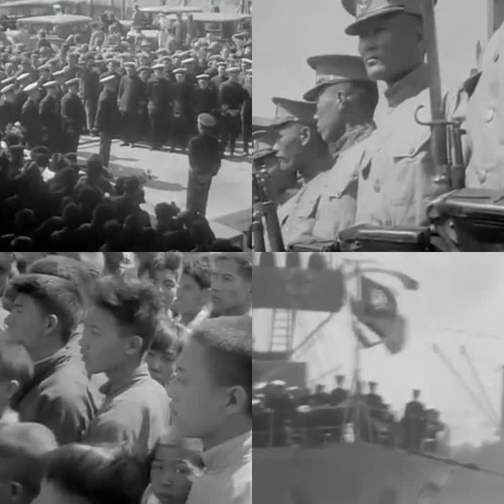 ｜1934年上海江南造船厂逸仙号巡洋舰剪