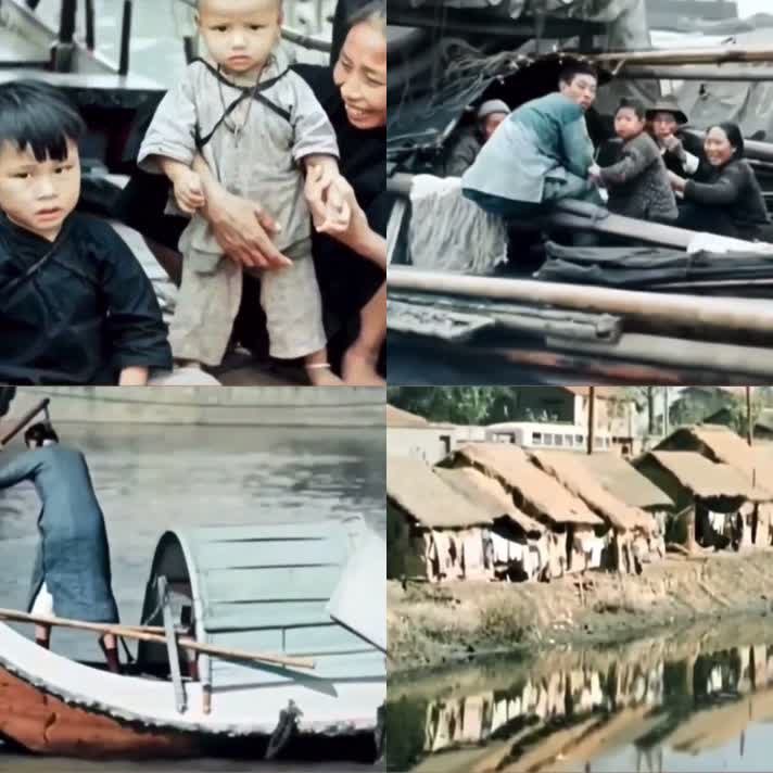 ｜1949年，上海以船为家的渔民珍贵影像