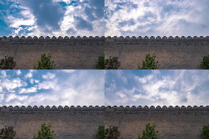 北京古建筑护城墙