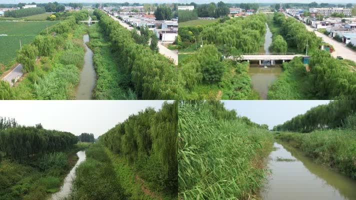 农田灌溉 水沟 流水 农业 河沟城市 都市 河