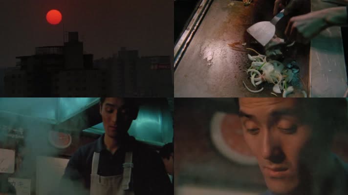日本青年约会年轻人聚会居酒屋铁板烧美食