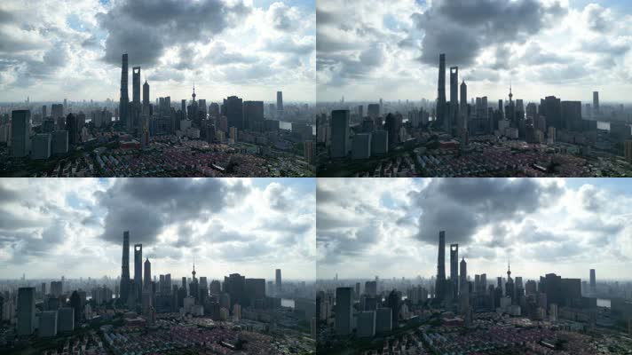 上海CBD陆家嘴航拍视频【4K60】