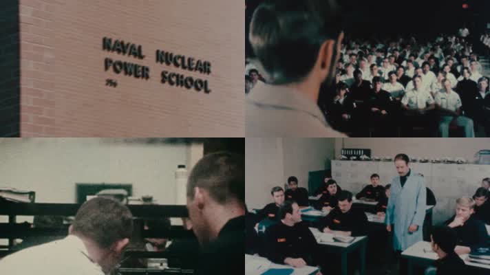 60年代美国海军核动力学校海军潜艇军校