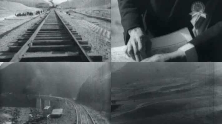 1937年承德古北口广仁岭隧道火车站全线竣工