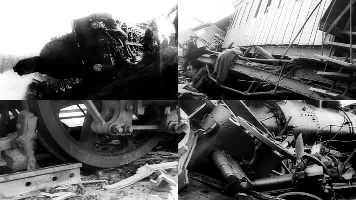 20年代沙俄中东铁路出轨翻车事故