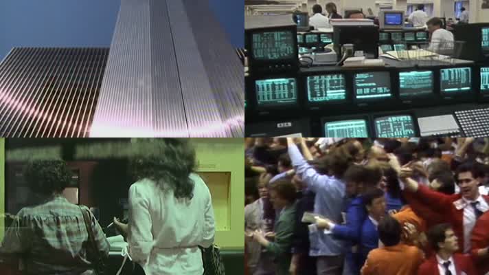 1987年美国股灾华尔街股票暴跌崩盘