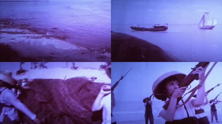 70年代海南岛渔民生活影像1