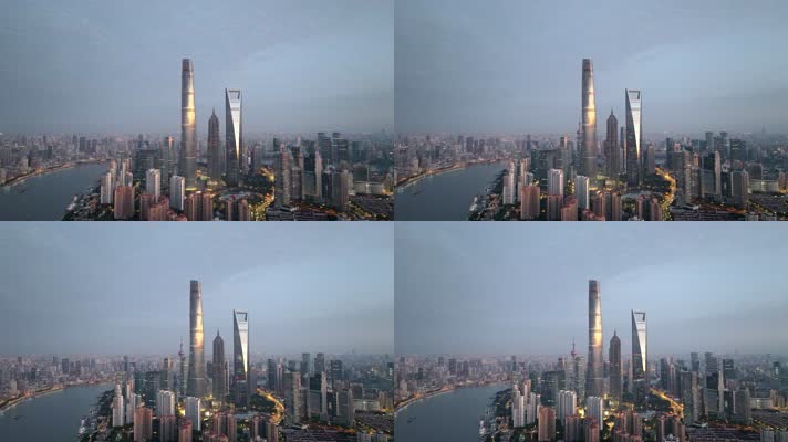 V1-0005_DJI_20231022上海航拍 陆家嘴 城市风光 北上广