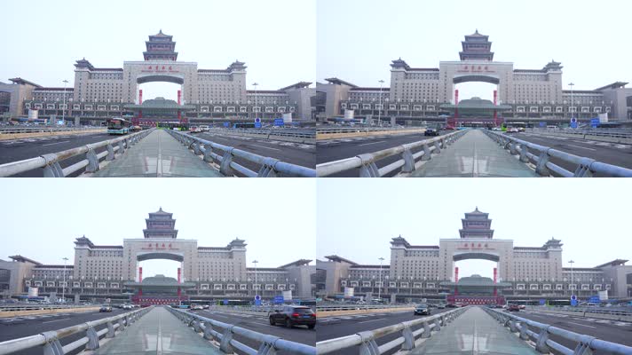 北京西客站春运假期节日