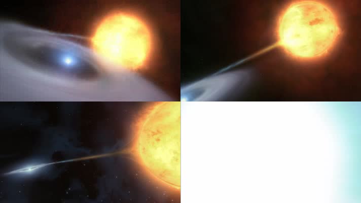 模型素材 星系吸引恒星爆炸 宇宙星系 