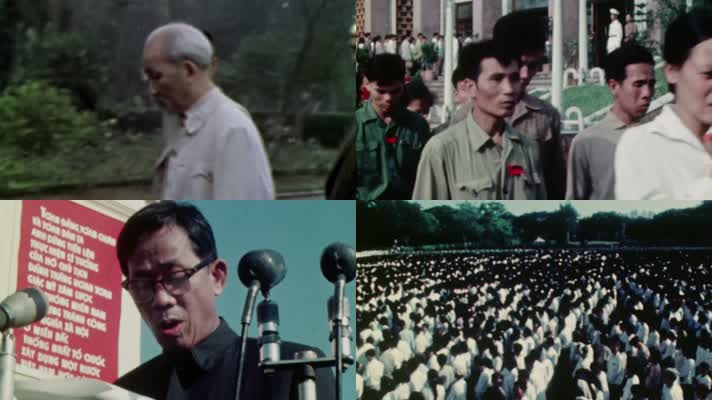 1969年越南胡志明逝世追悼会新闻报纸报道