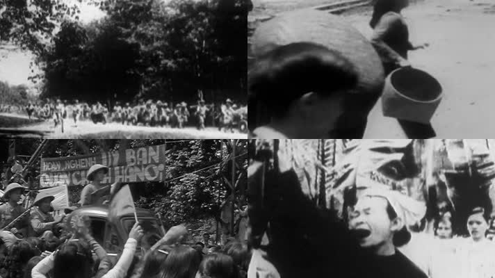 1945年日本投降越南解放河内八月革命