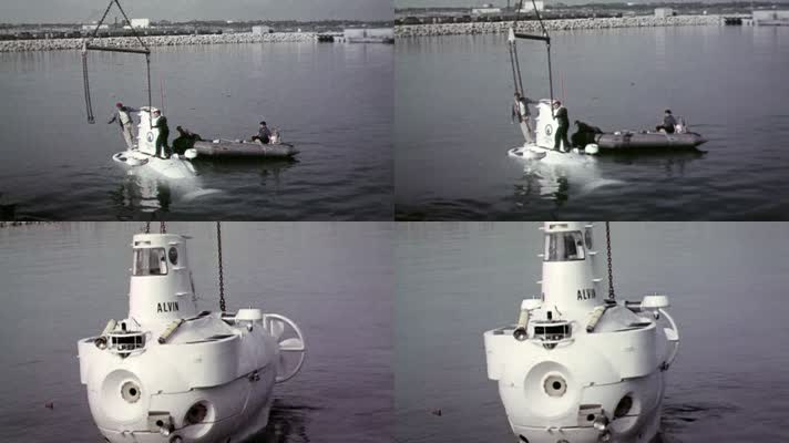1966年阿尔文号深海探测器勘探海洋动物