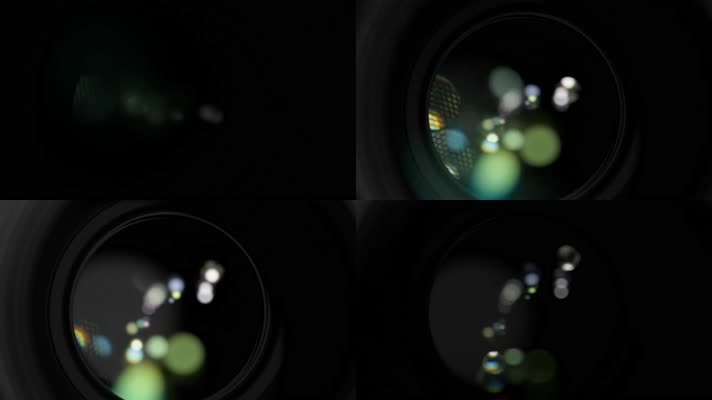 单反相机镜头镜组镀膜反光