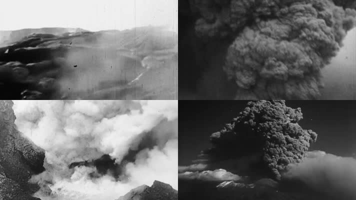 1944年意大利维苏威自然灾害活火山爆发 