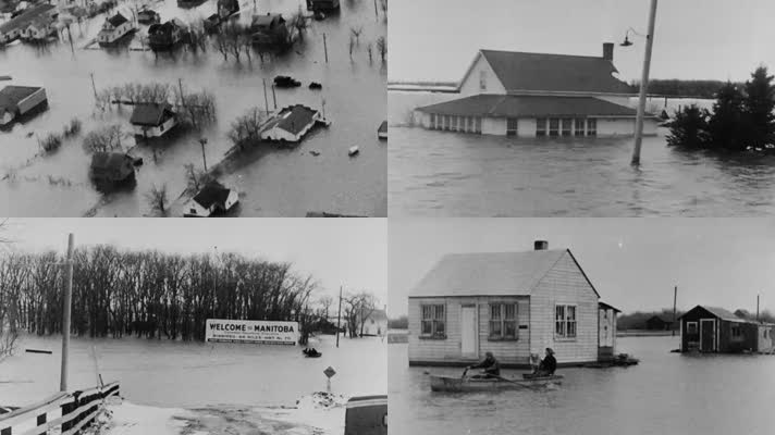 50年代特大水灾洪涝灾害