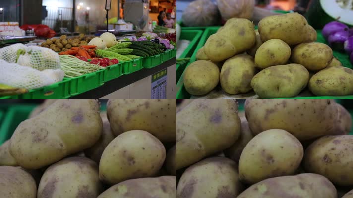 农贸市场 土豆