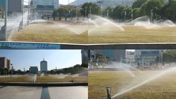 天鹅广场灌溉