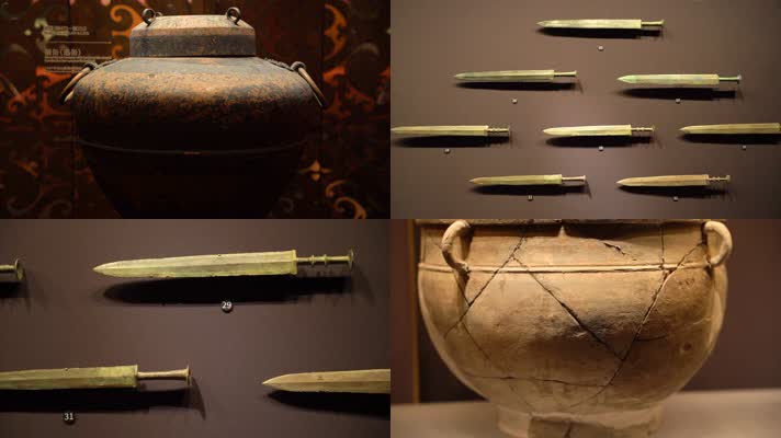 古代青铜器陶器古箭