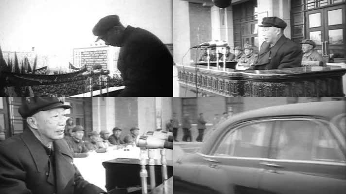 60年代 聂荣臻视察导弹试验基地