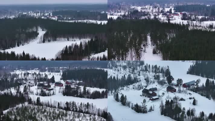 4K航拍北欧瑞典无限风光