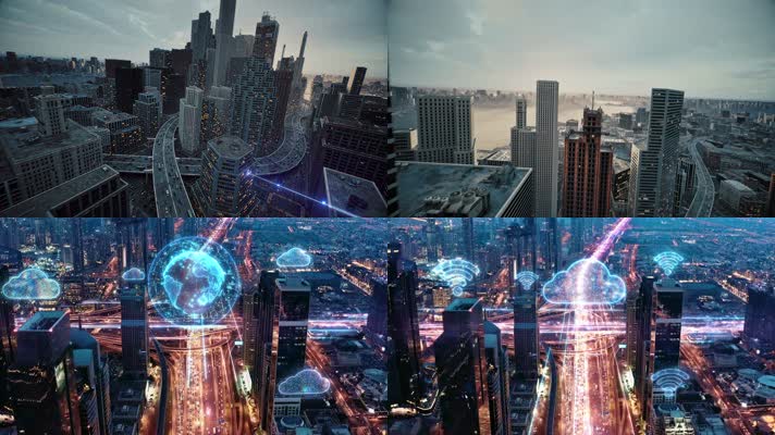 科技城市数字生活5G大数据时