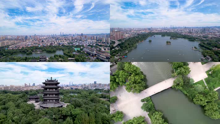 【御3拍摄】济南大明湖航拍合集