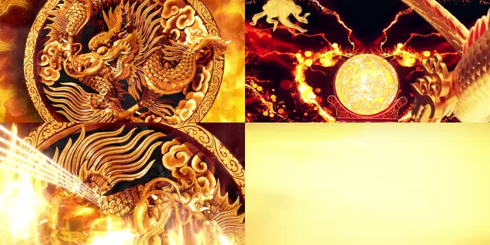 中国风龙图腾象王行古典舞蹈舞台演出晚会